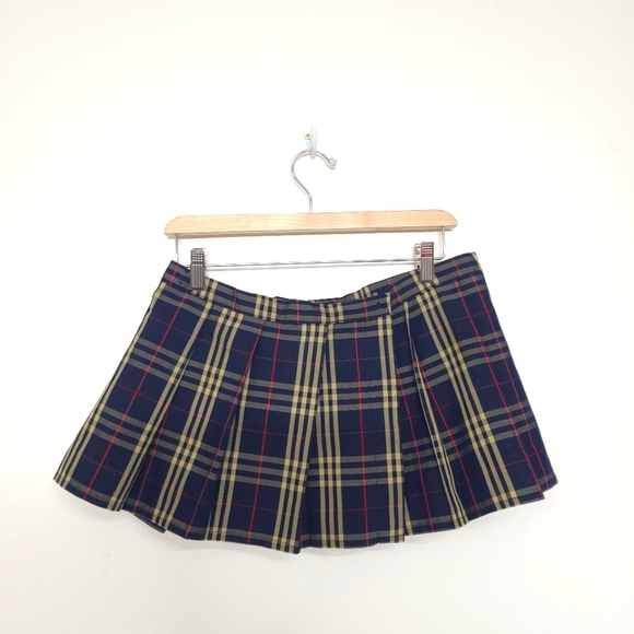 Side Pleat Uniform Skirt, vintage size XLarge - Picture 2 of 10